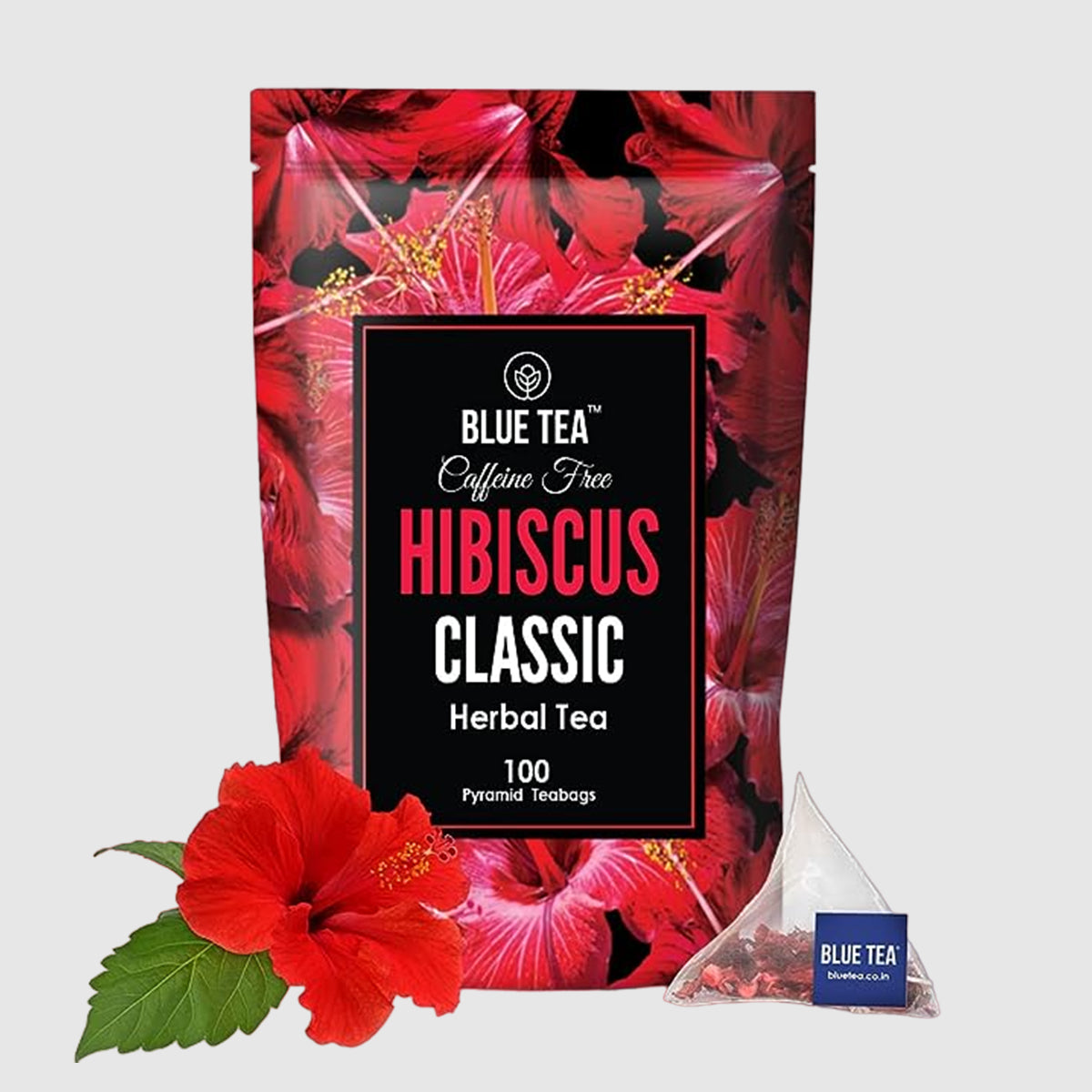 Hibiscus Classic Herbal Tea - 100 Tea Bags – Blue Tea